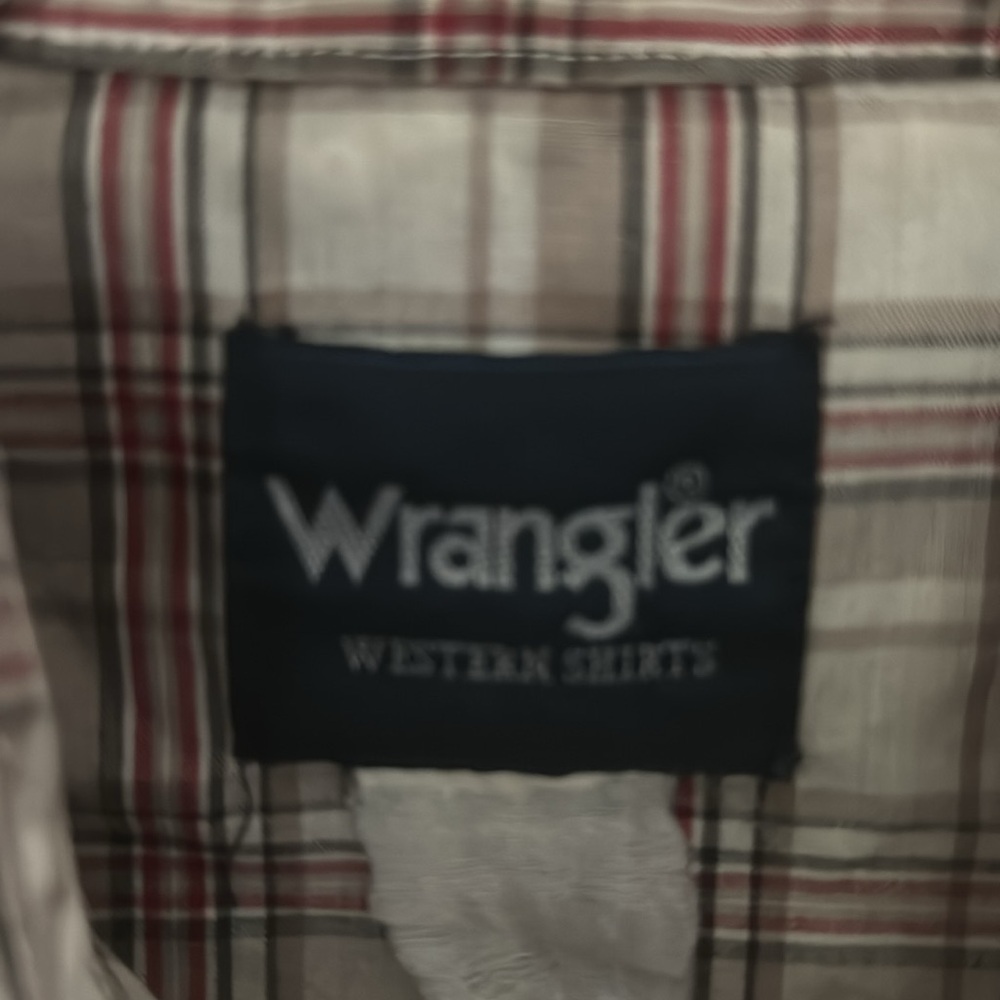 Wrangler Button-Down Cowboy Snap Double Pocket - image 2